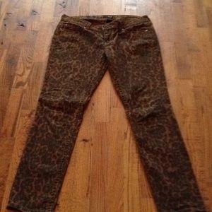 A.n.a leopard jeans